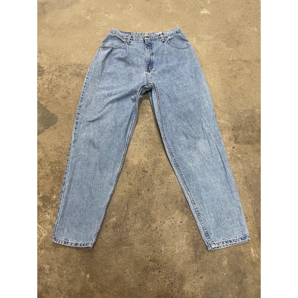 Vintage Eddie Bauer Jeans Womens 18 Light‎ Wash Relaxed Tapered Made USA 90s